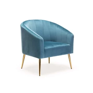 Velvet Chair Blue